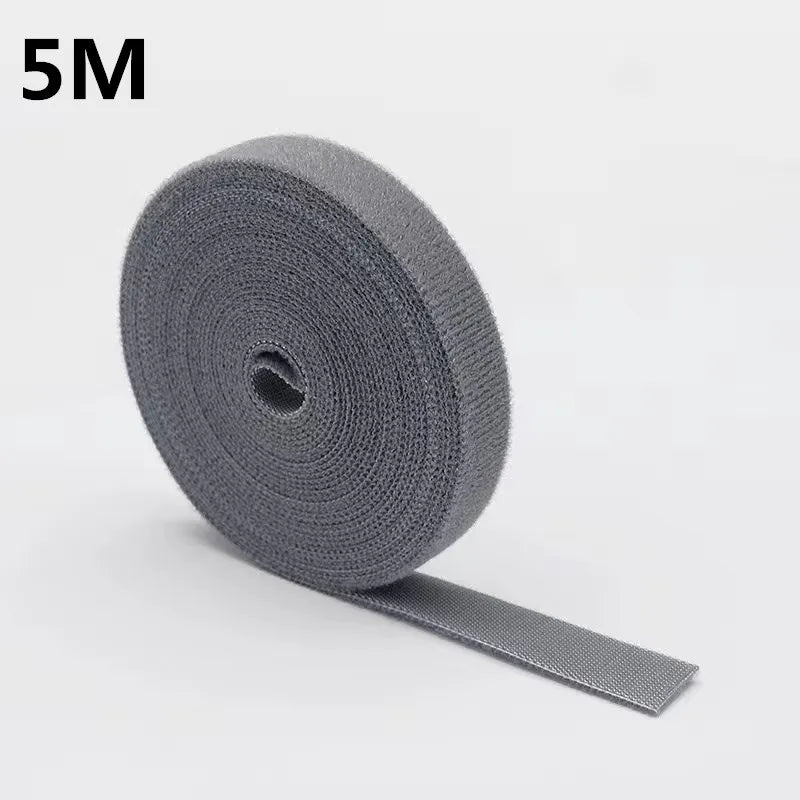 1/5M Cable Organizer Cable Management Wire Winder Tape Earphone Mouse Cord Management Ties Protector for Iphone Xiaomi Samsung