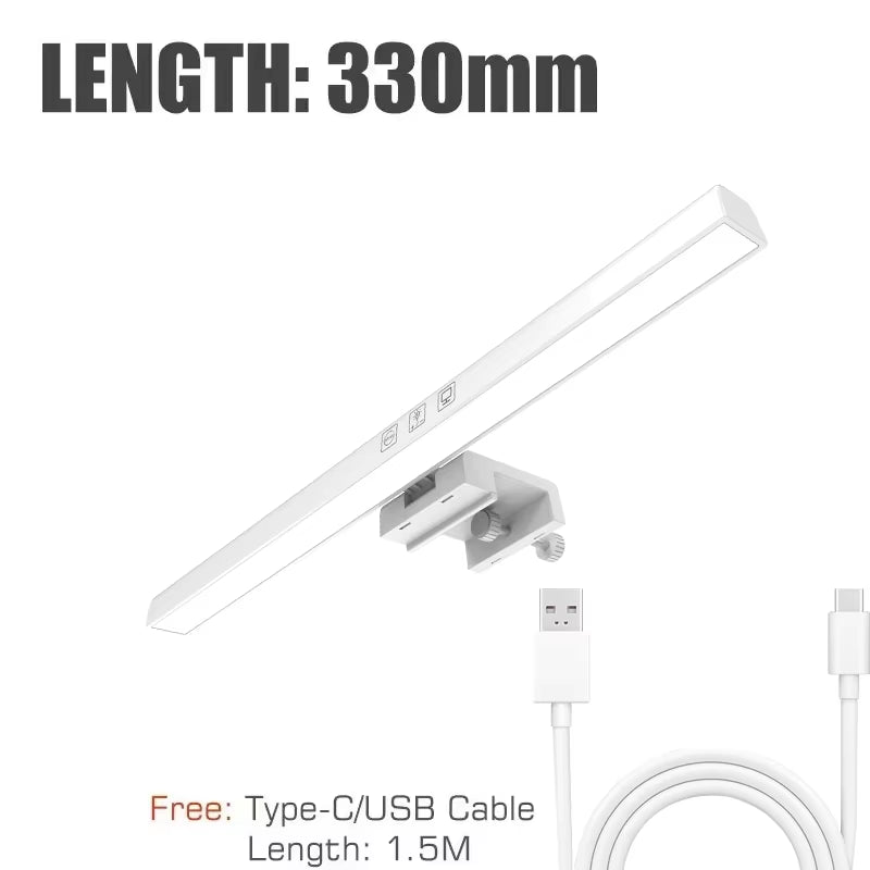 LED Computer Monitor Light Bar for Learning/Reading/Work Dimming Night Lighting Display Screen Hanging Lamp Eye Protection Lamp