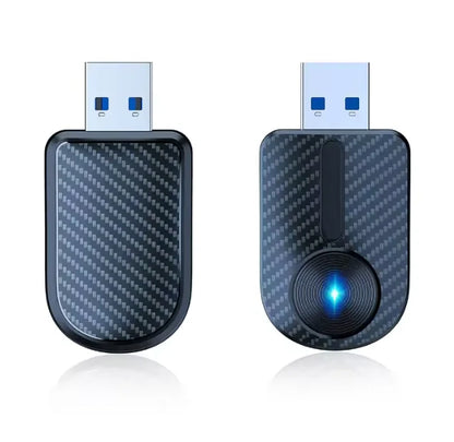 2026 Pionray 2 in 1 Wireless CarPlay Adapter&Android Auto Wireless Adapter, 5Ghz WiFi Type-C/USB Plug Play CarPlay Wireless