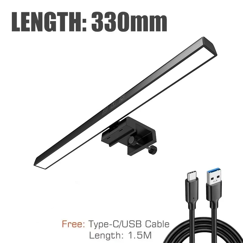 LED Computer Monitor Light Bar for Learning/Reading/Work Dimming Night Lighting Display Screen Hanging Lamp Eye Protection Lamp